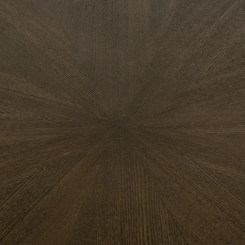 Burnished Brown Coulter Round Dining Table