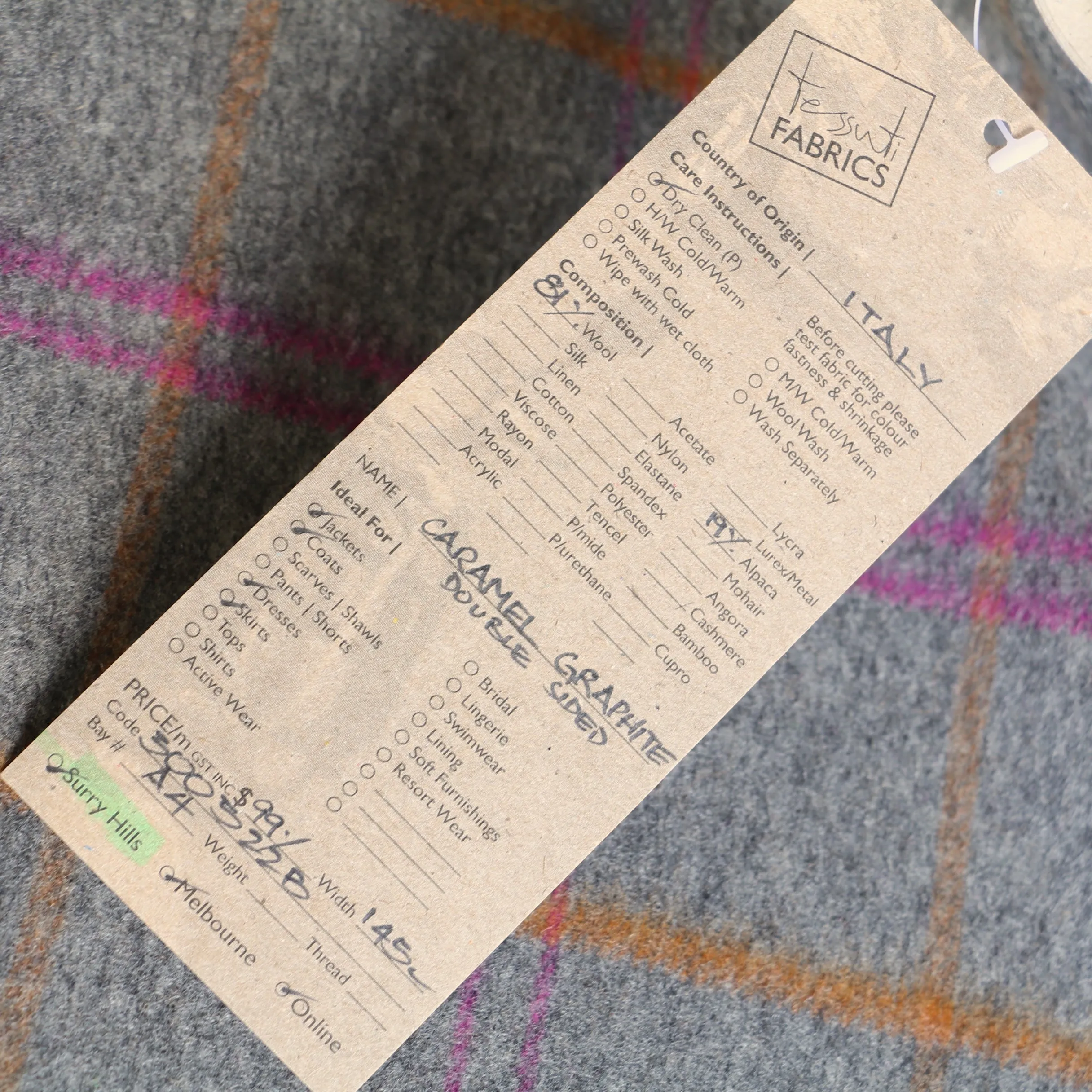 Caramel Graphite - Double Sided Coating