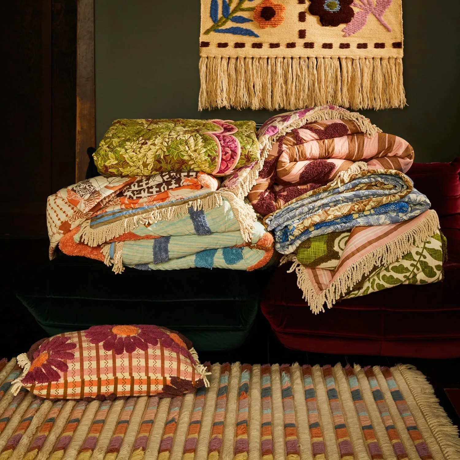 Charita Tufted Bedcover