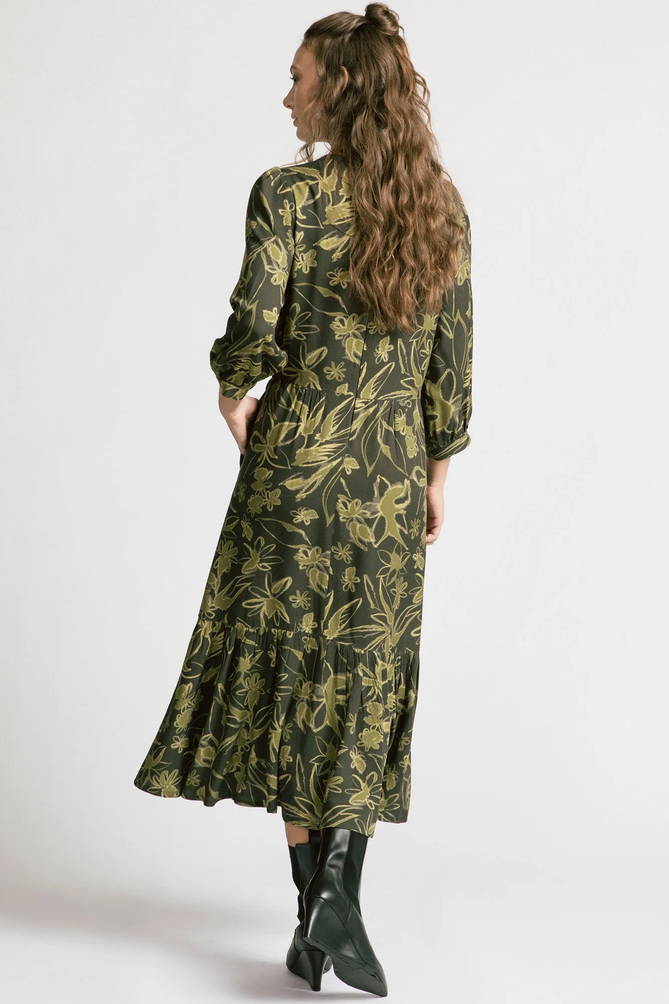 Chatterley Dress Olive