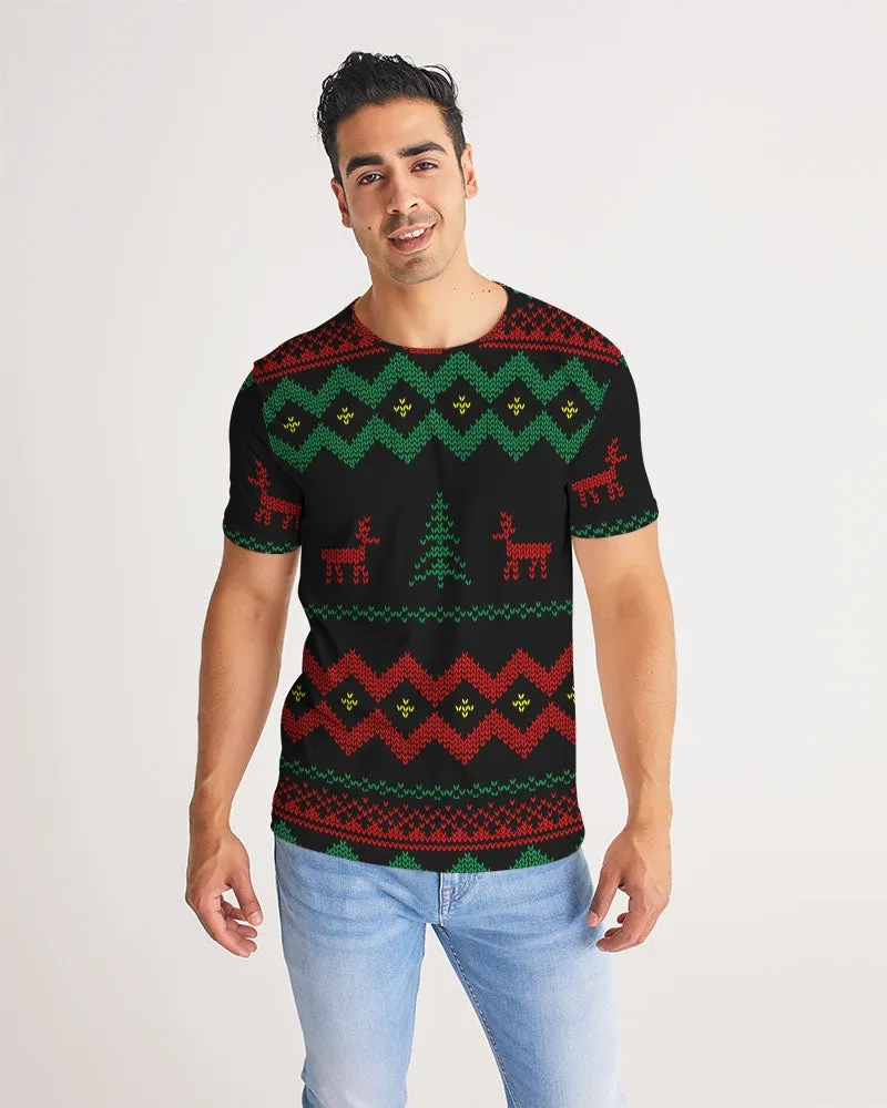 Christmas Merry Sweatshirt (Sweater) Black Men's Tee