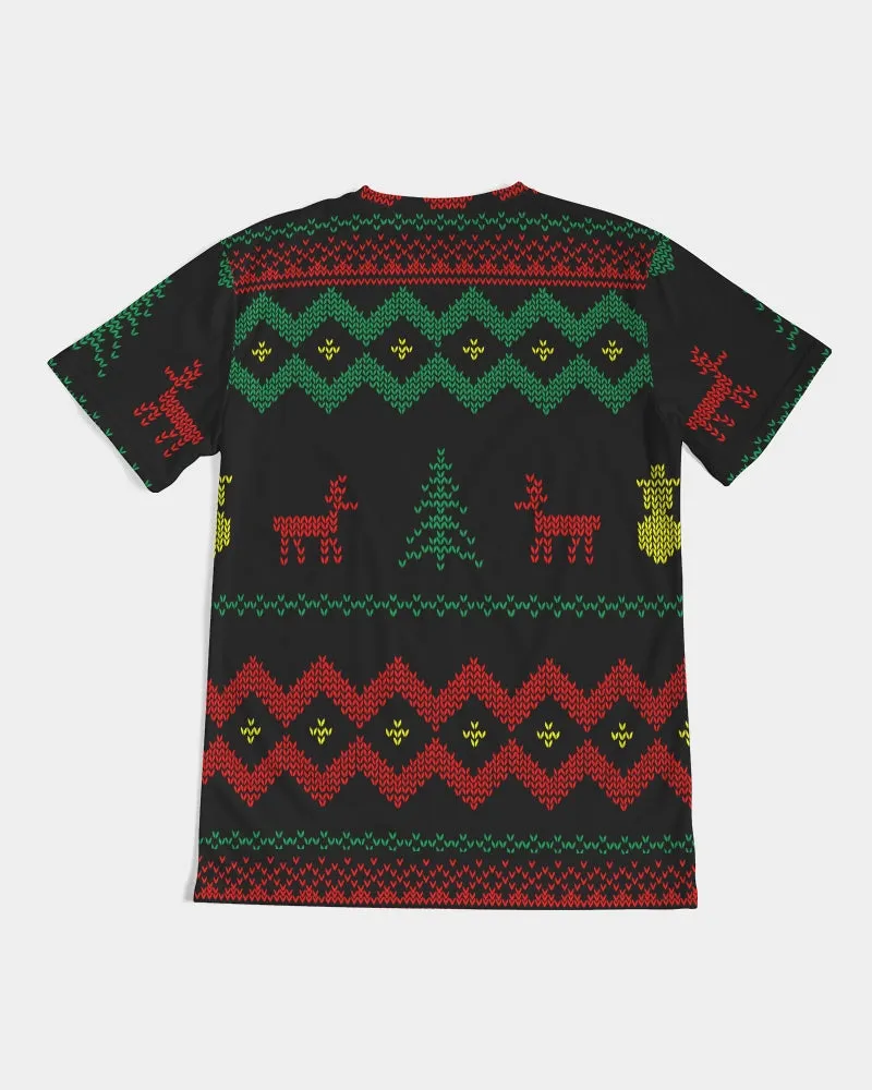 Christmas Merry Sweatshirt (Sweater) Black Men's Tee