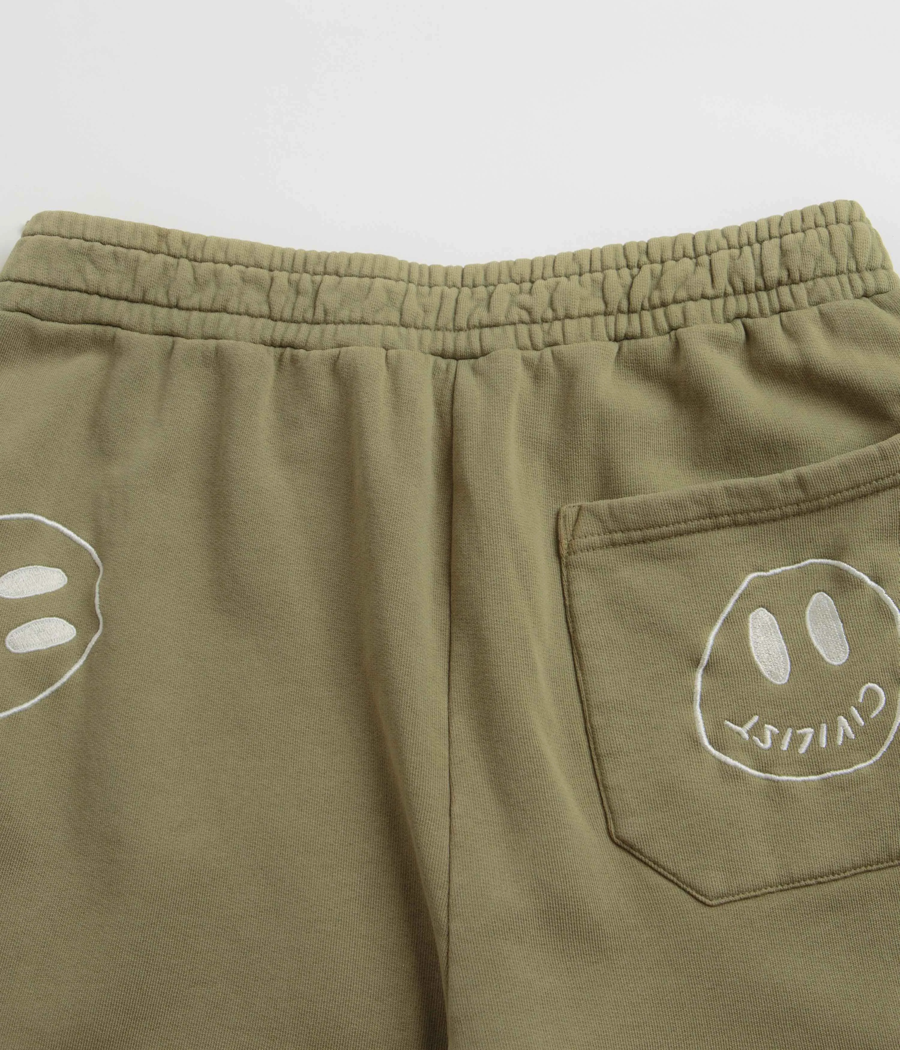 Civilist Allover Smiler Joggers - Olive