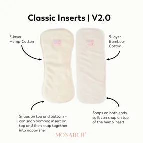 Classic | Hemp & Bamboo Terry Inserts