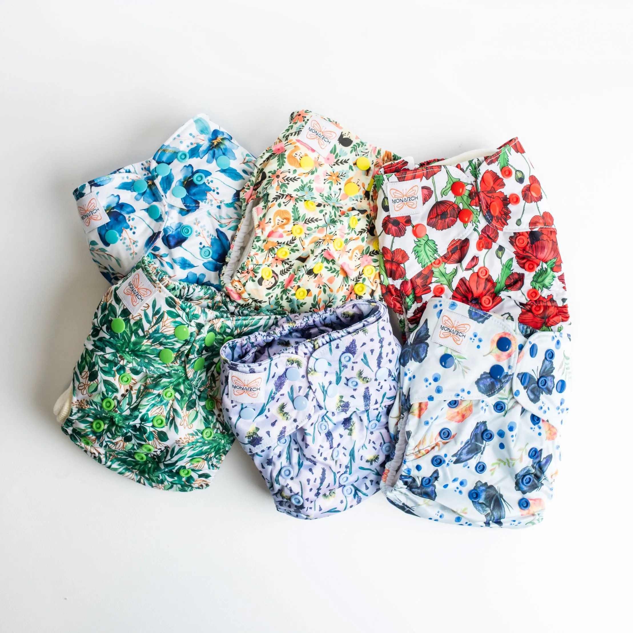 Classic Reusable Nappies | 6x Bundle