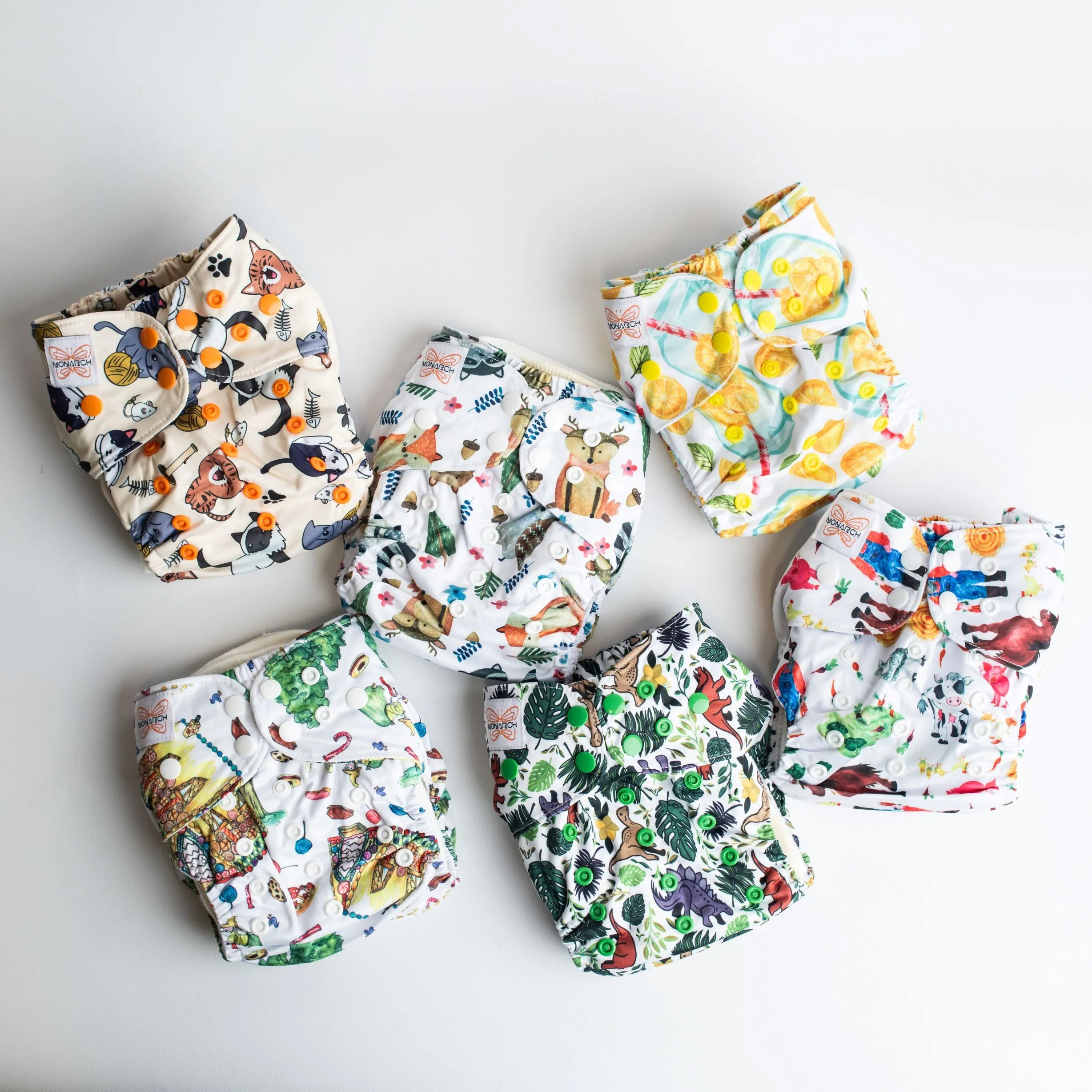 Classic Reusable Nappies | 6x Bundle