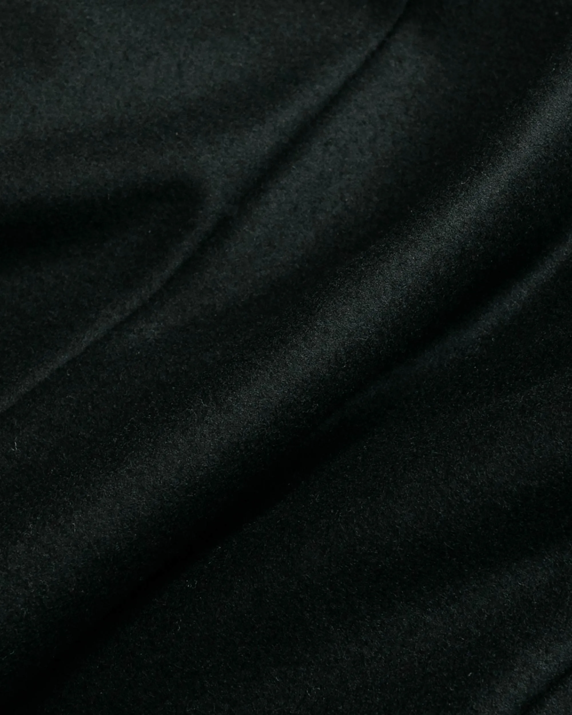 Cohérence Corb Melton Jersey Over Coat Black