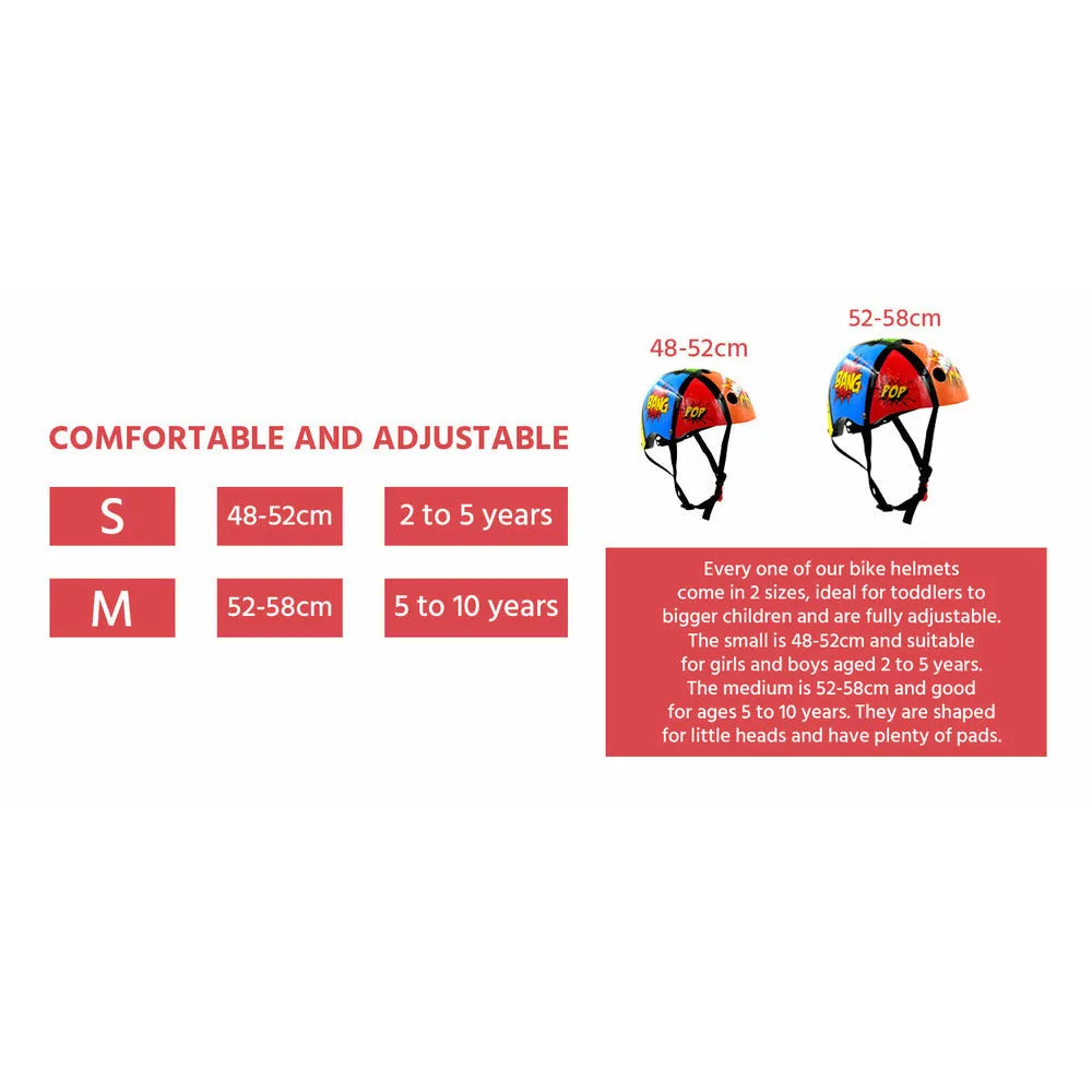 Comic Bicycle Helmet