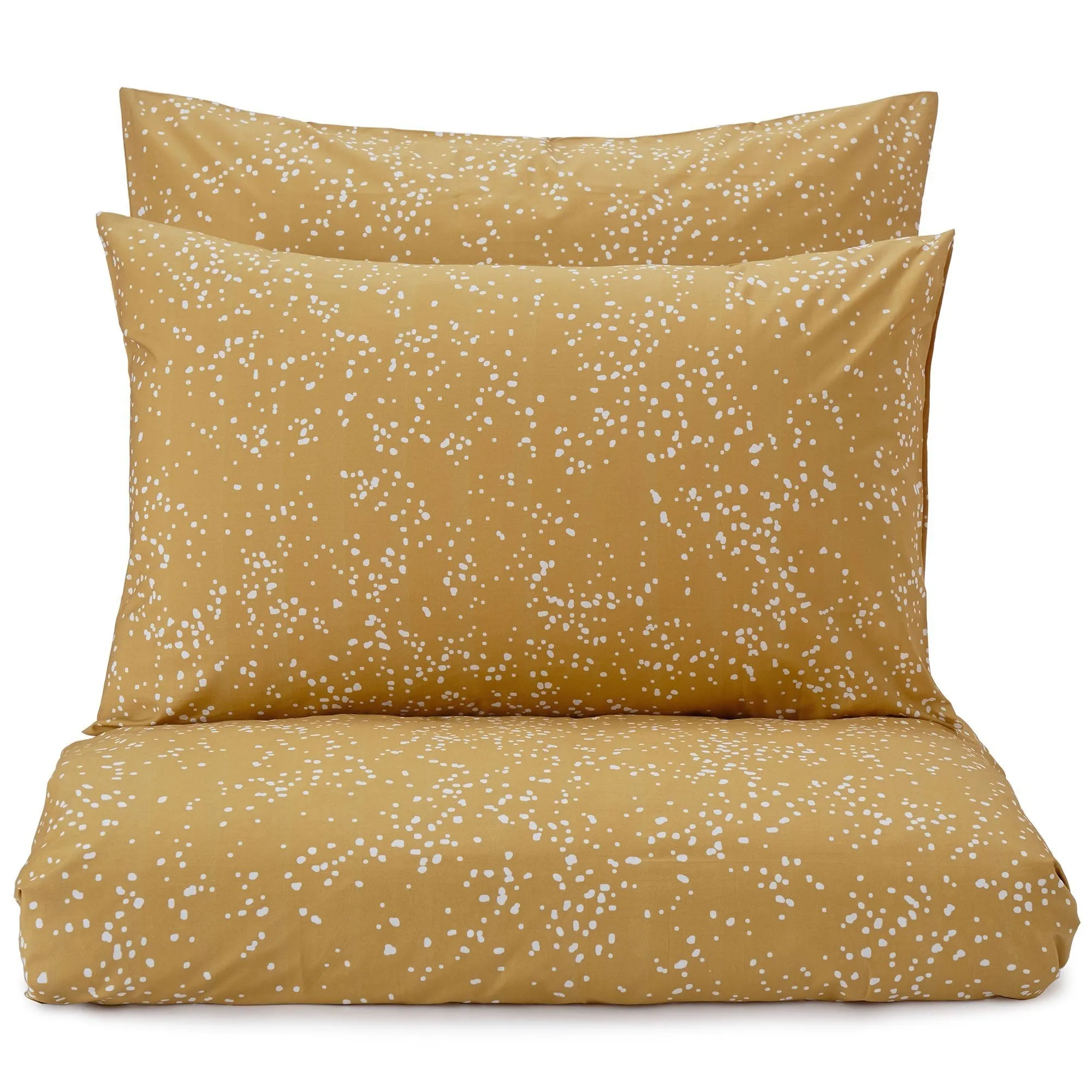 Connemara Percale Bedding [Mustard/White]
