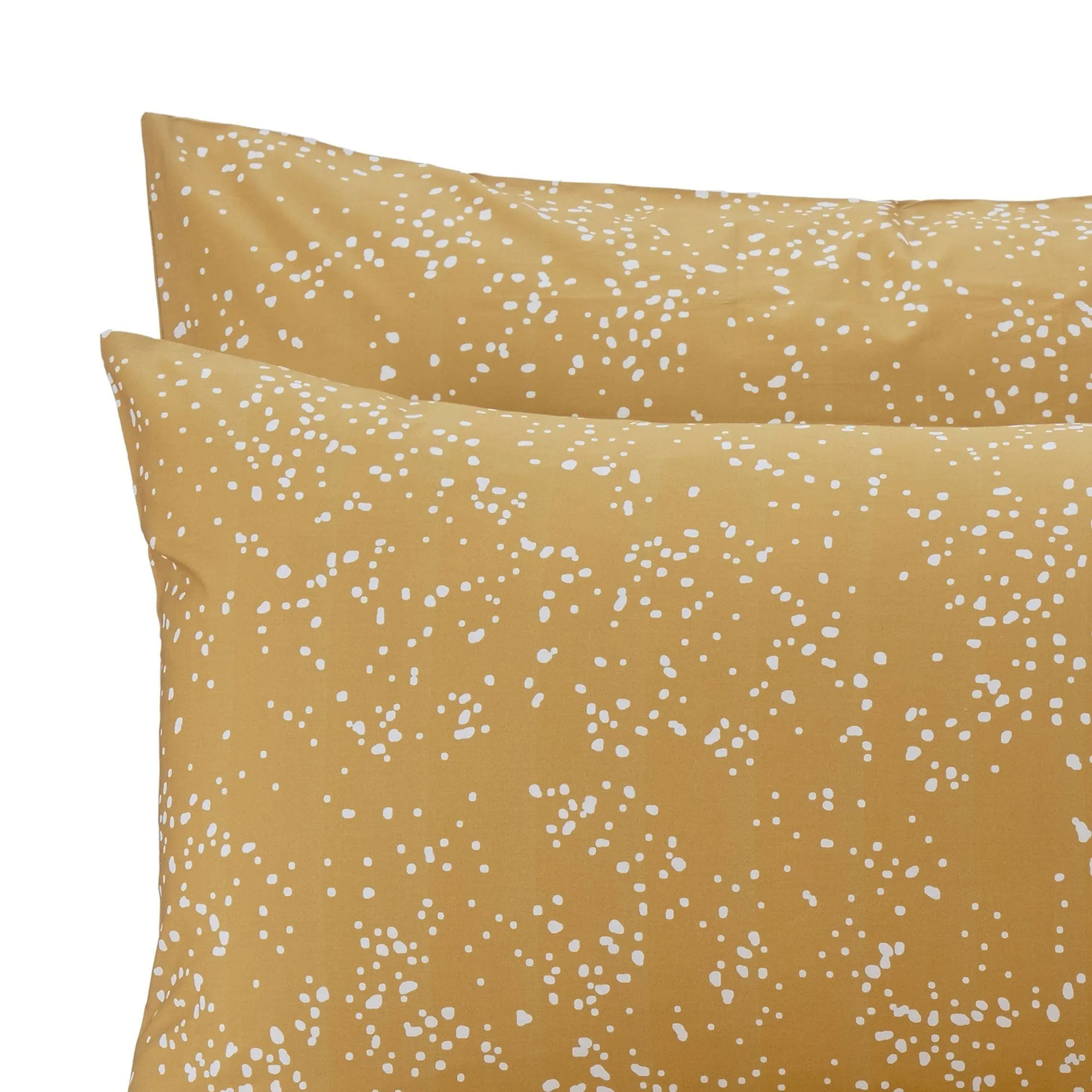 Connemara Percale Bedding [Mustard/White]