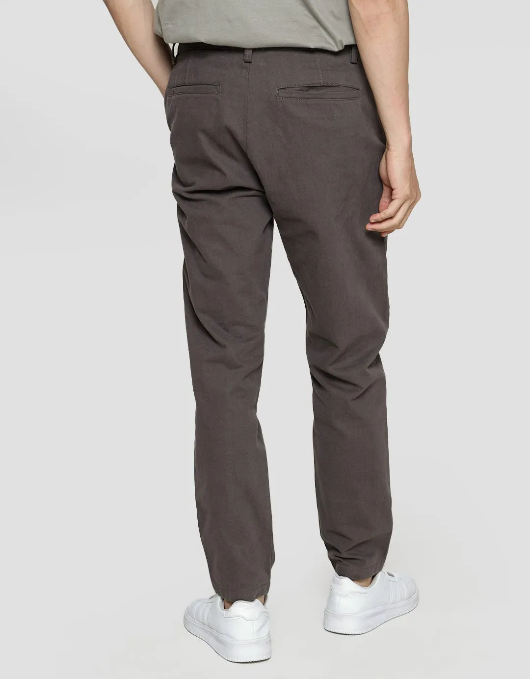 Details Long Pants Fashion Dobby With Pleats