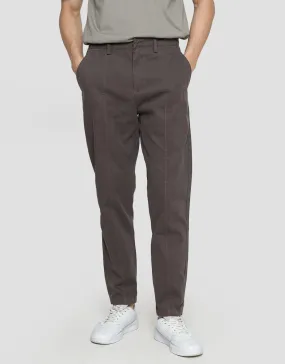 Details Long Pants Fashion Dobby With Pleats