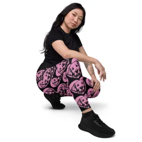 DOG BREED LEGGINGS with pockets - GOLDEN RETRIEVER - HERTTAHOUND - pink
