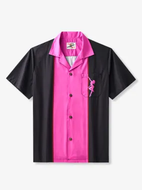 Double Panel Lady of Burlesque Cotton Bowling Shirt