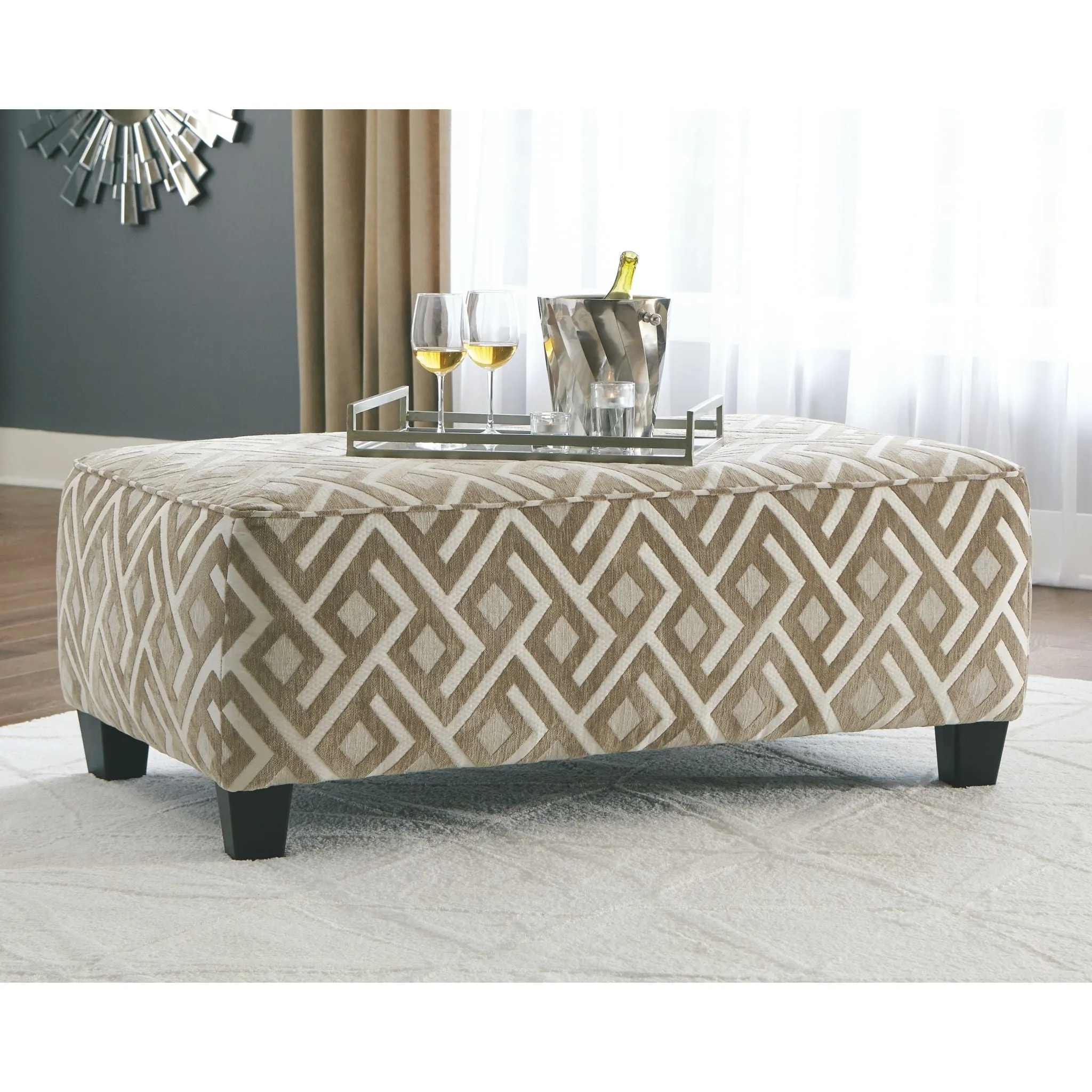 Dovemont Oversized Accent Ottoman