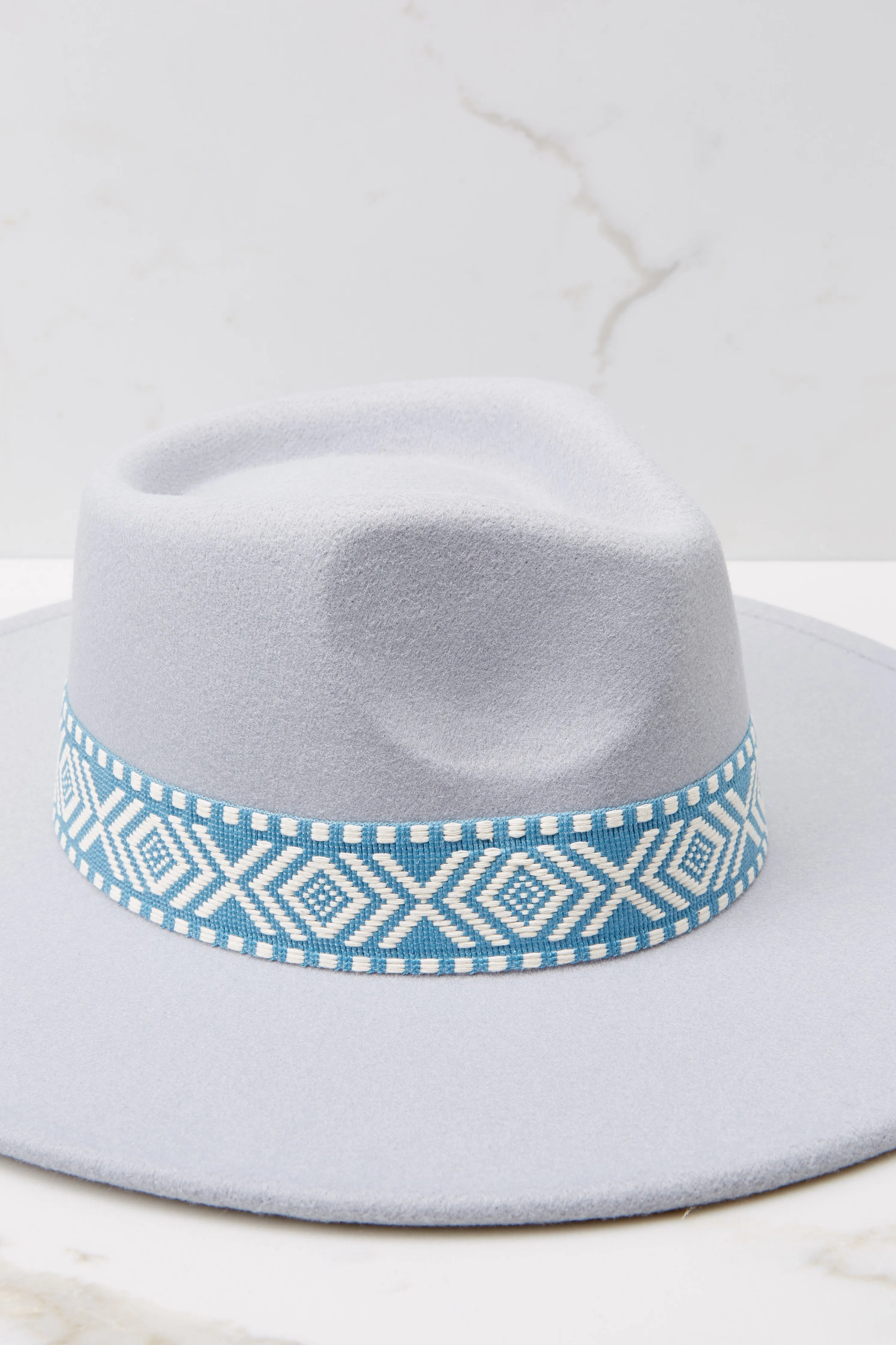 East Meets West Light Blue Hat