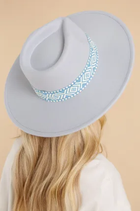 East Meets West Light Blue Hat