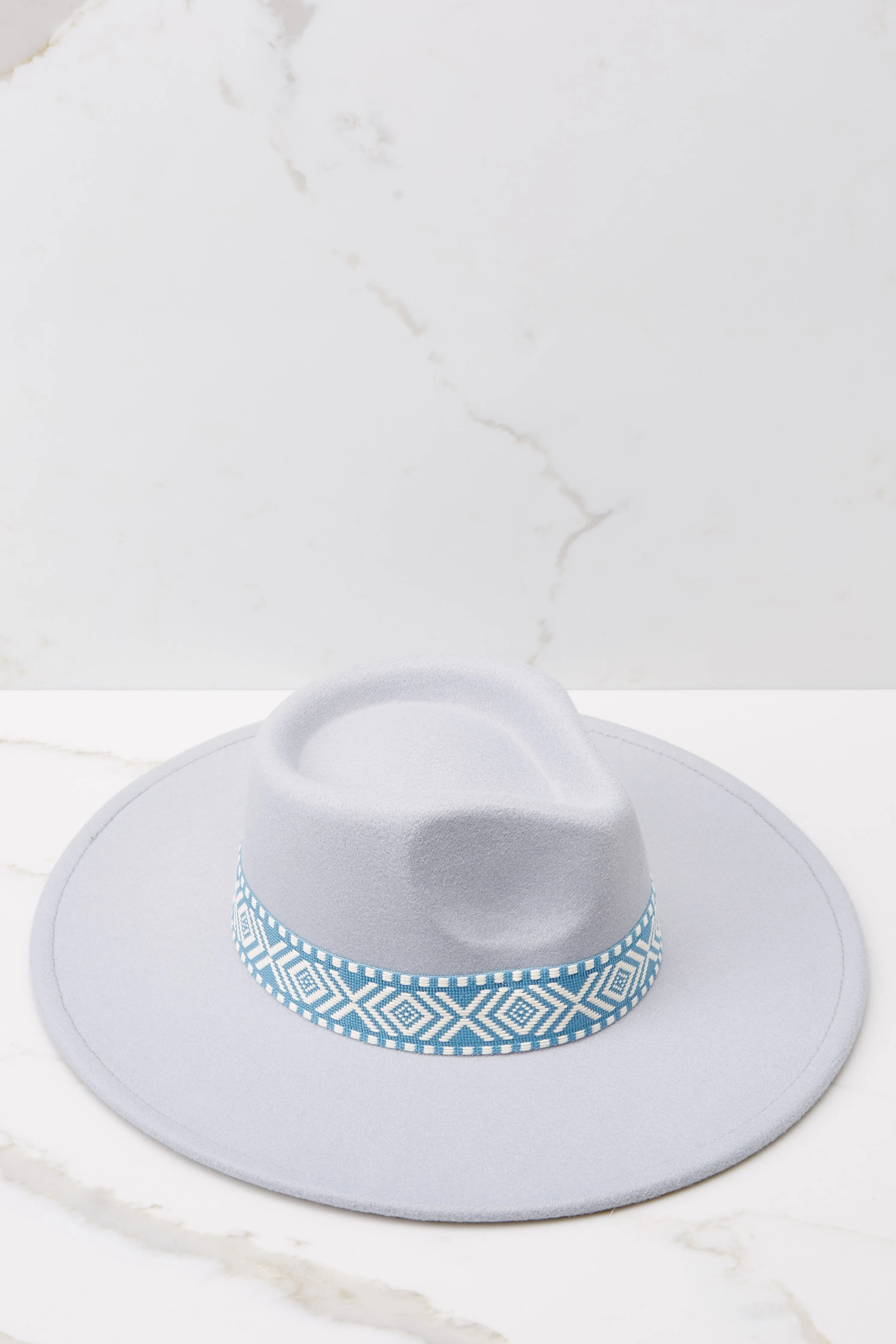 East Meets West Light Blue Hat