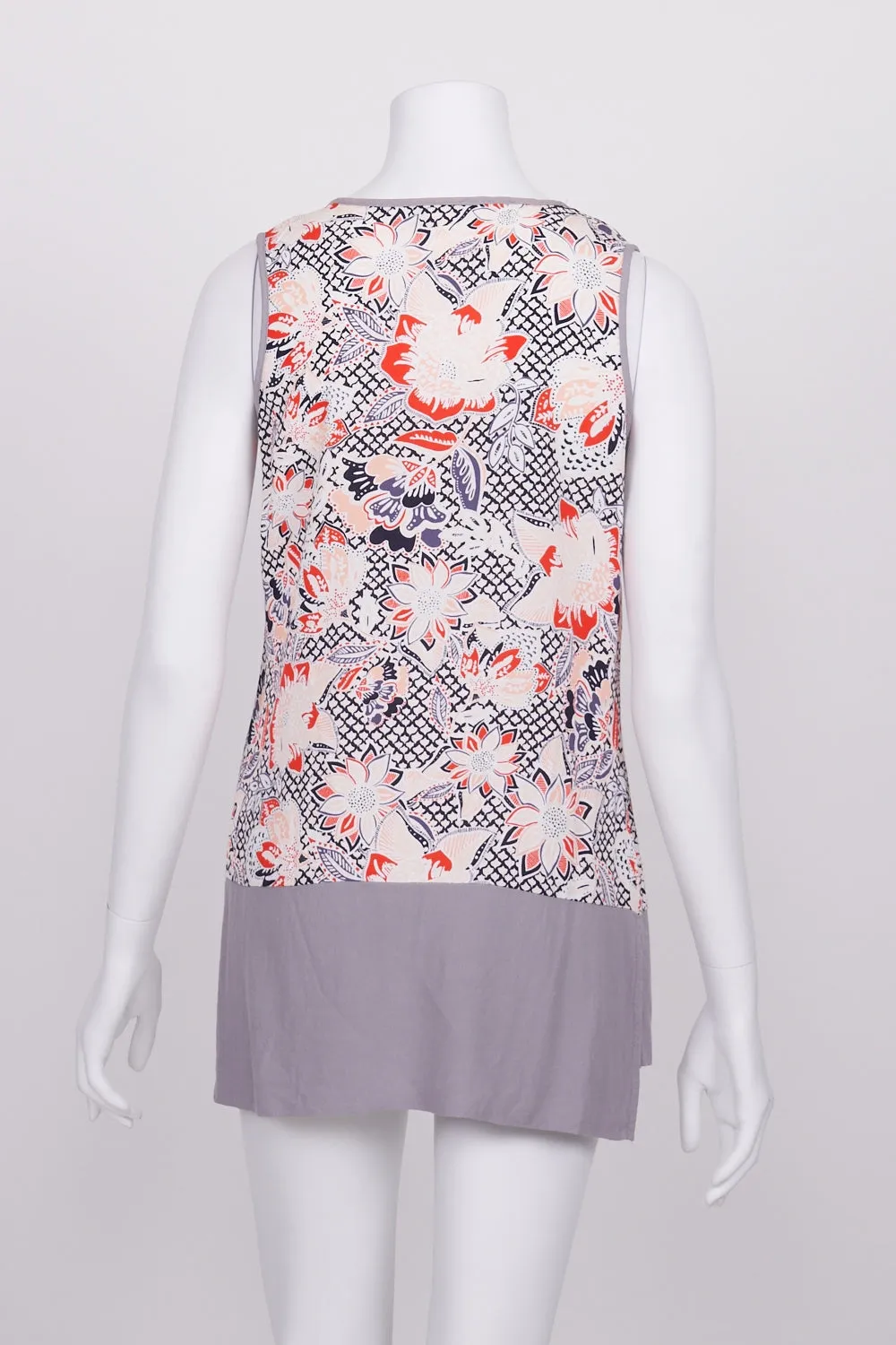 Elm Patterned Sleeveless Top