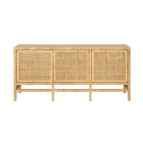 Elsa Buffet in Natural Rattan