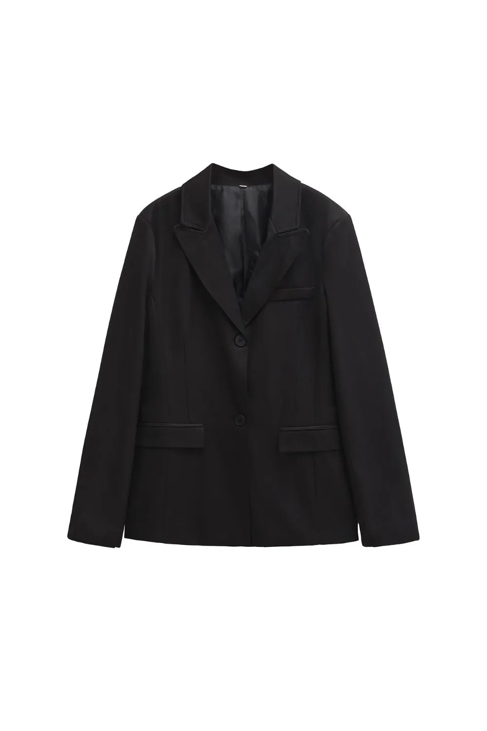 'Evelyn' Long Sleeve Slim Fit Casual Blazer