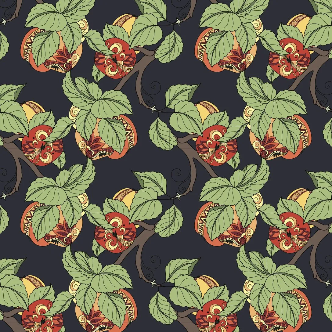 Fanciful Fruit - Designer Gift Wrap
