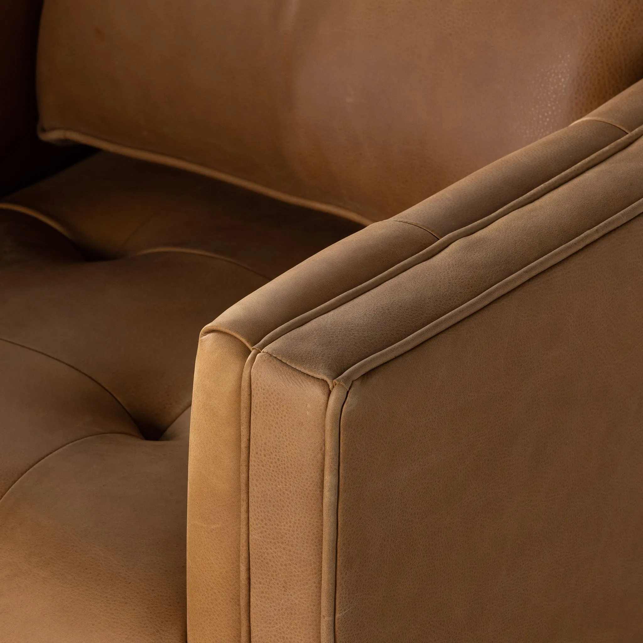 Four Hands Kiera Swivel Chair In Palermo Cognac