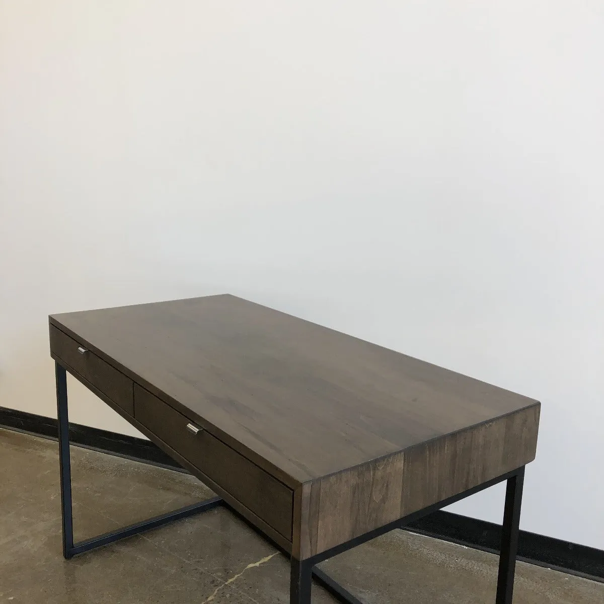 Frasier Vintage Maple Desk With Drawers