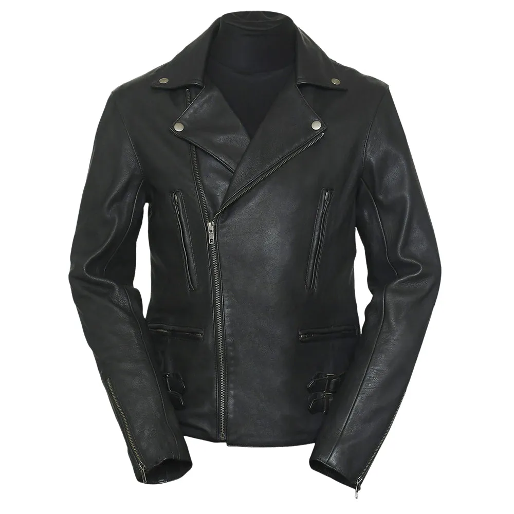 Frisco Motorcycle Easy Rider Turquoise Leather Jacket