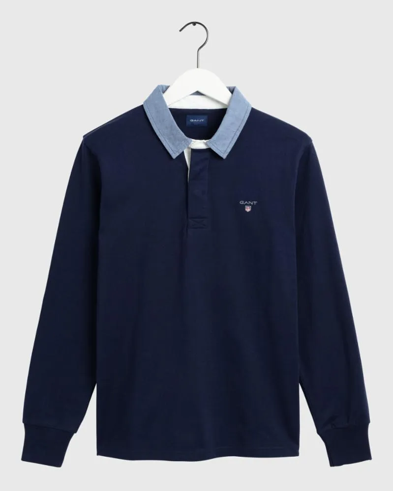 Gant Apparel Mens ORIGINAL HEAVY RUGGER 433/EVENING BLUE
