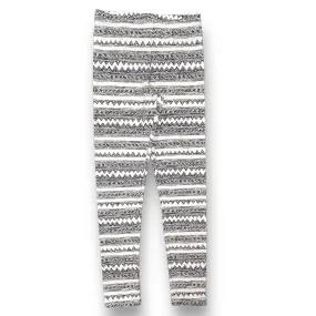 Girls Old Navy Size 14 Black & White Stretch Leggings