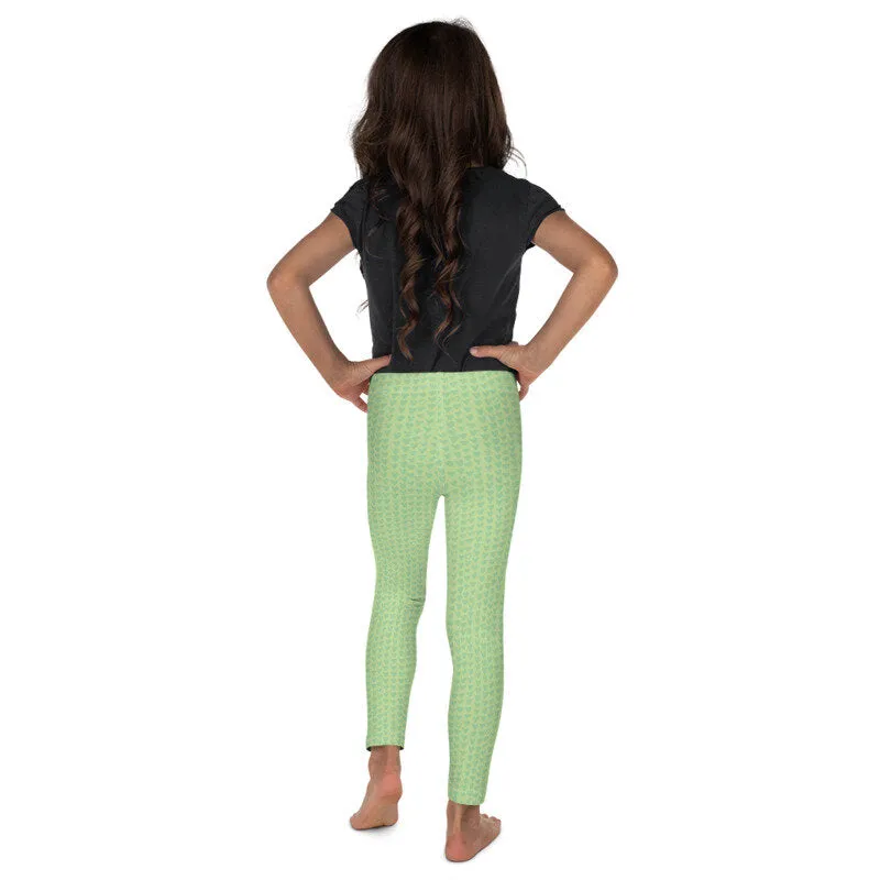 Green Hearts Girls Leggings
