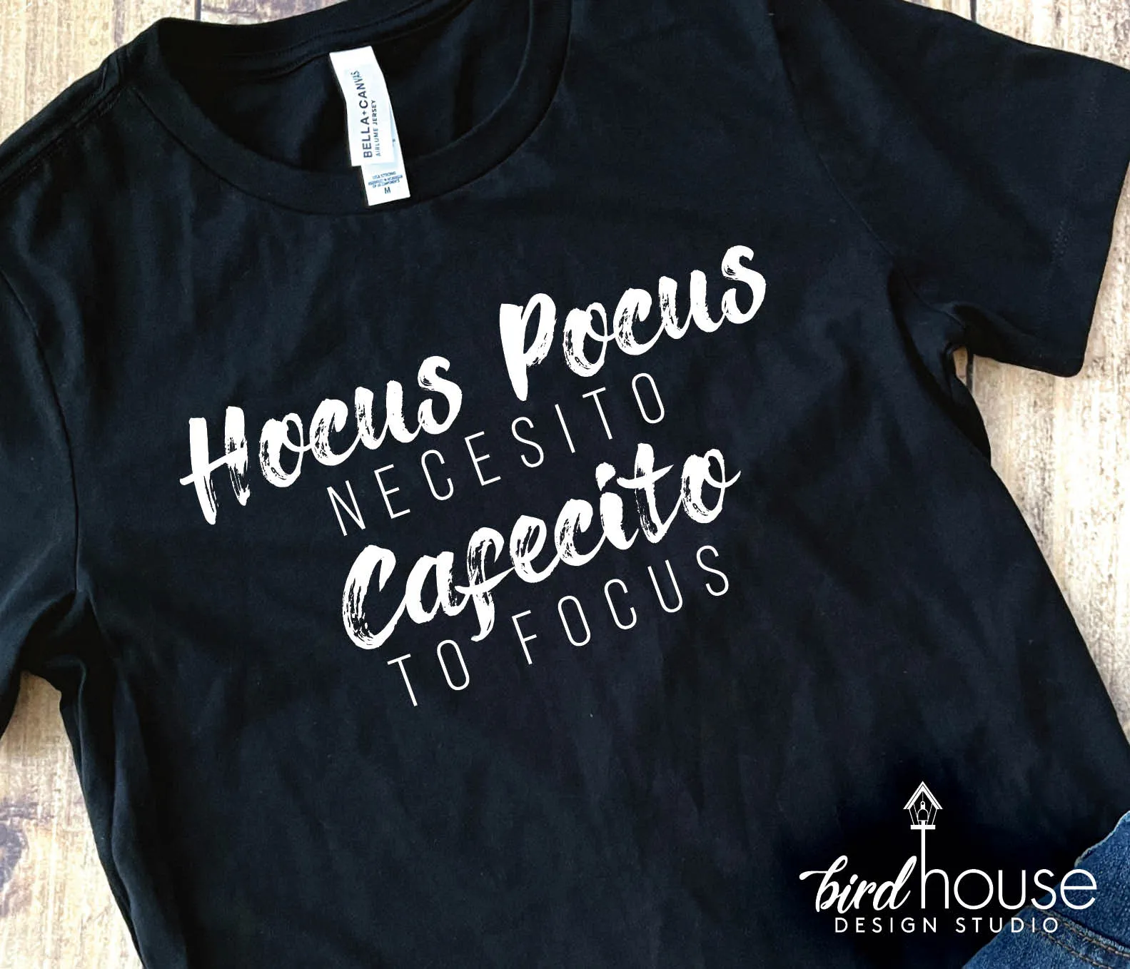 Hocus Pocus Necesito Cafecito to Focus Shirt