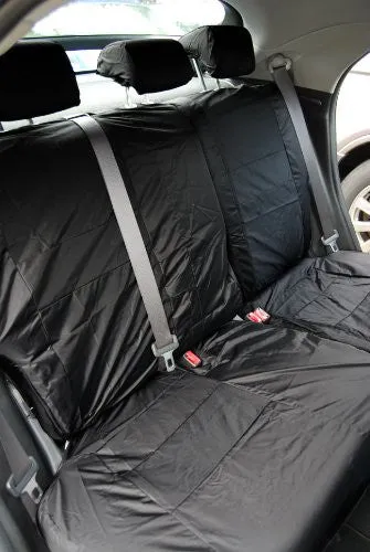 Honda Civic Rear 2 1 Fully Tailored Waterproof Seat Covers Black MY-05-11