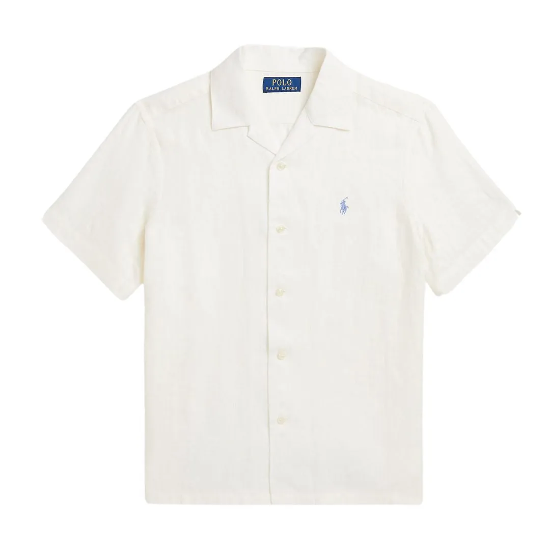 Ivory SS Linen Shirt
