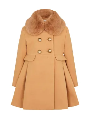 Kaira Caramel Trench Coat