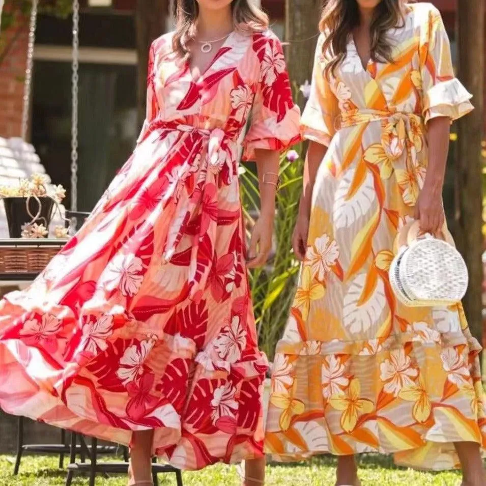 KittenAlarm - Krystine Tropical Dress