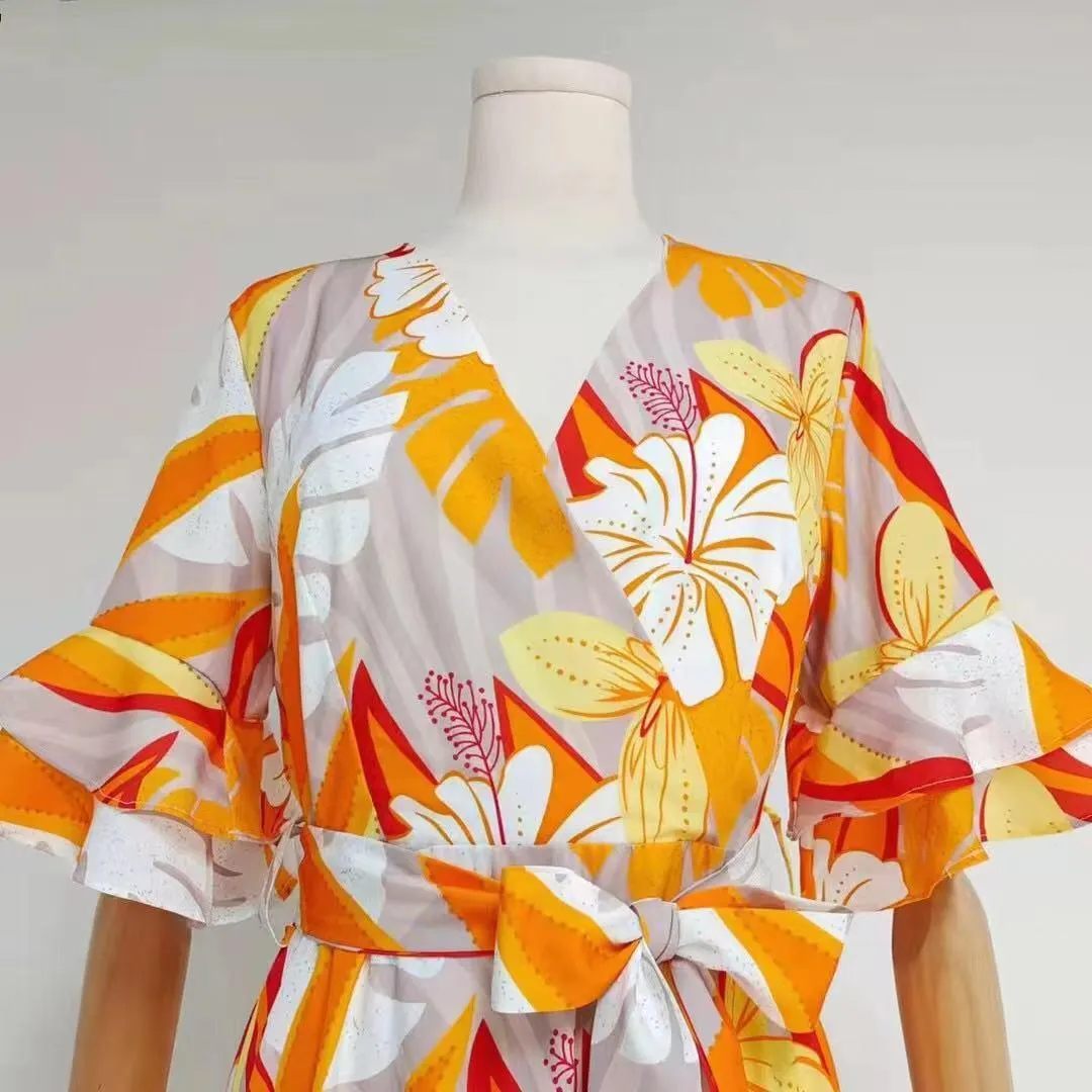 KittenAlarm - Krystine Tropical Dress