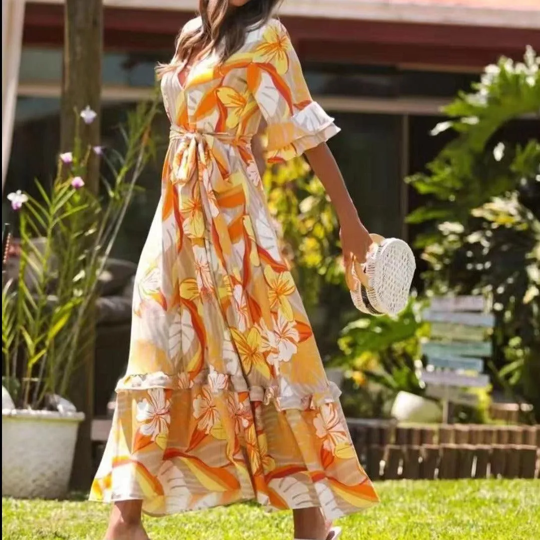 KittenAlarm - Krystine Tropical Dress