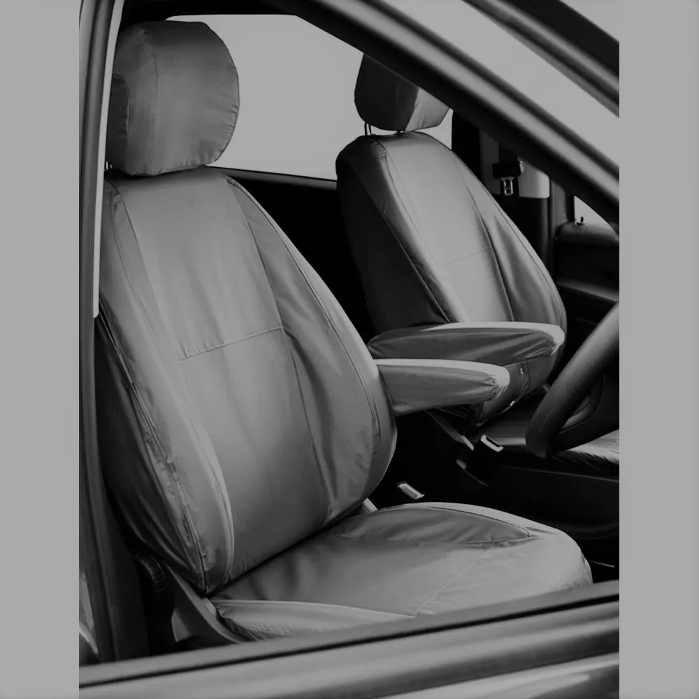 Land Rover Discovery 2 Front 1 1 INKA Tailored Waterproof Seat Covers Grey MY-1998-2004
