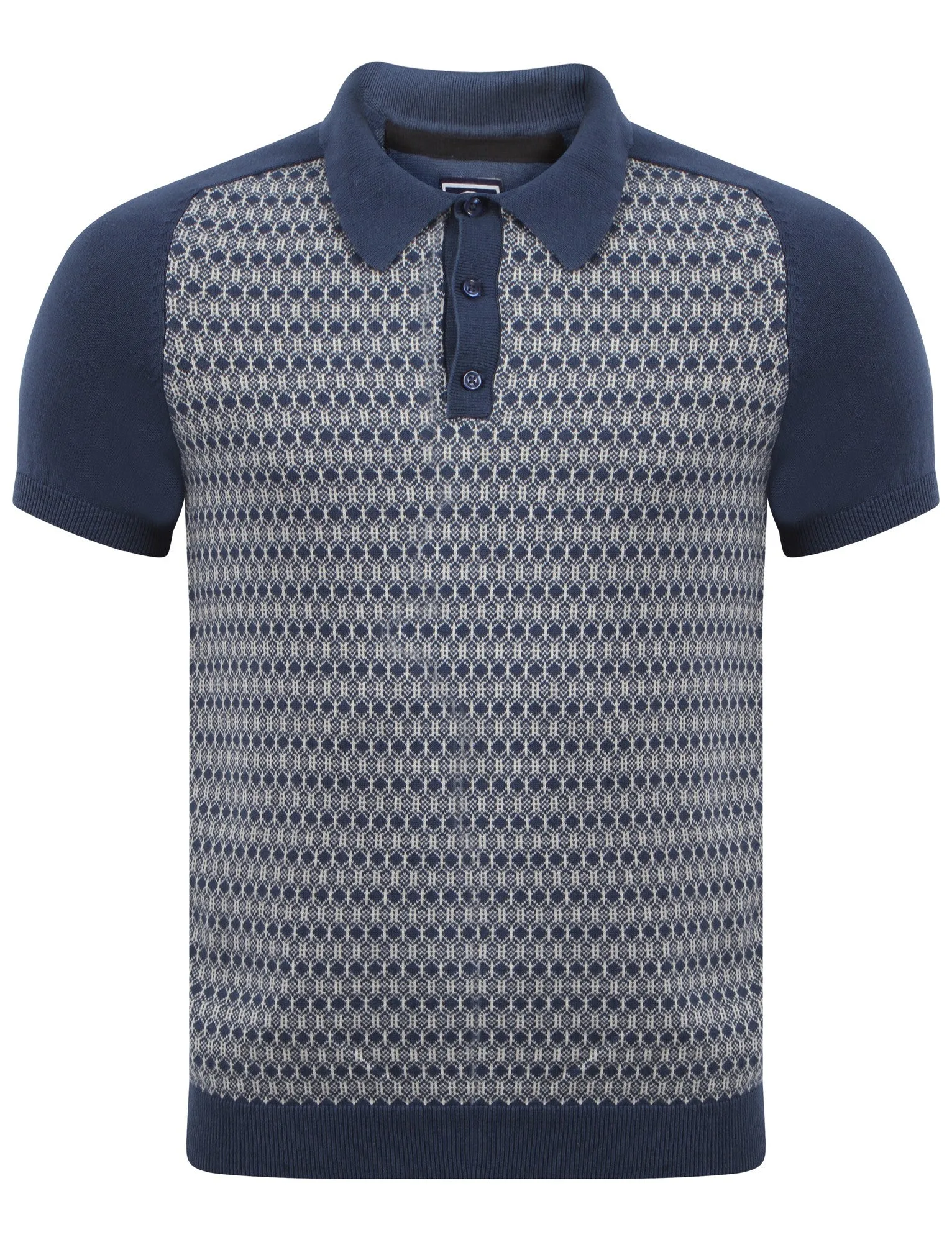 Le Shark Brandan Blue Knitted Polo