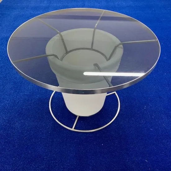 LED / Smoked Glass Table Hire