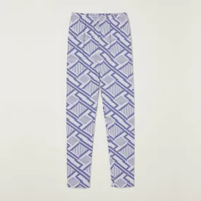 Legging Dapple Grey Geo Print