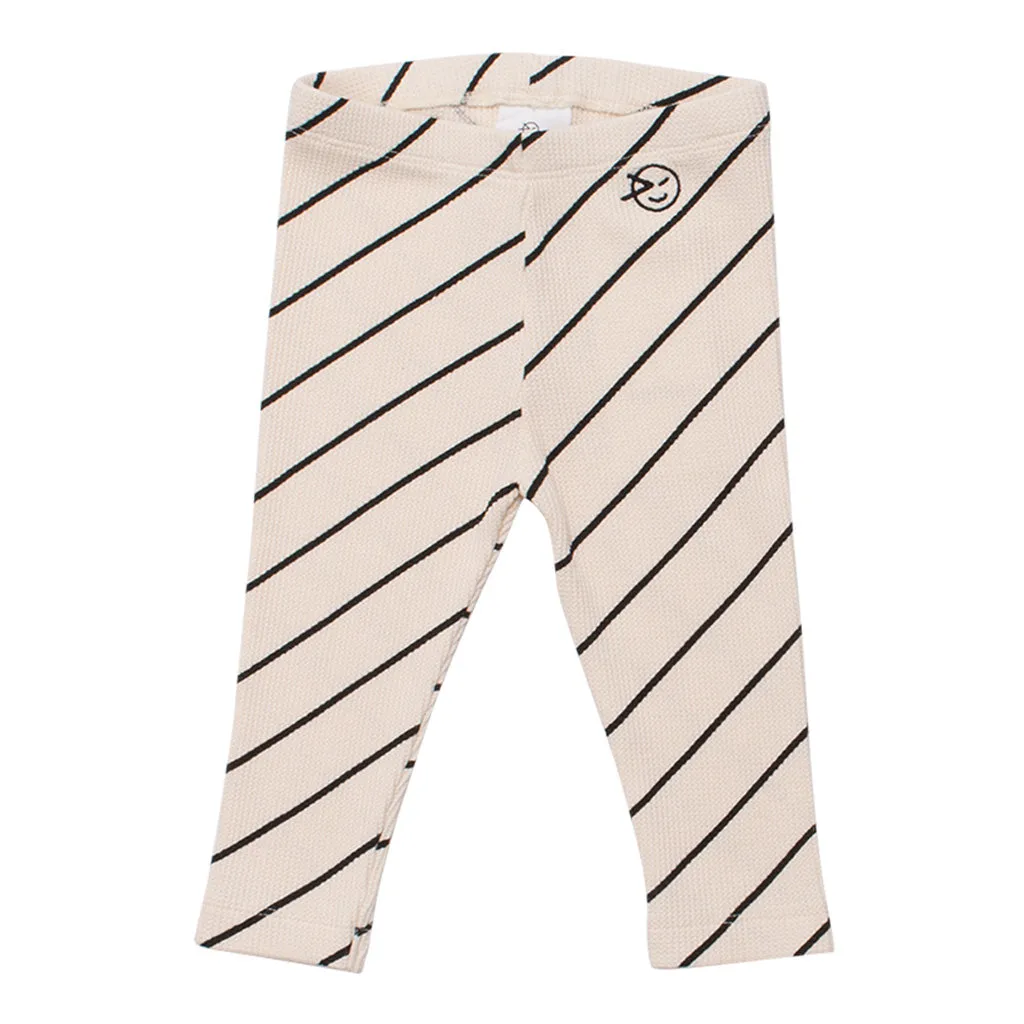 Legging Luna Milk Diagonal Stripe