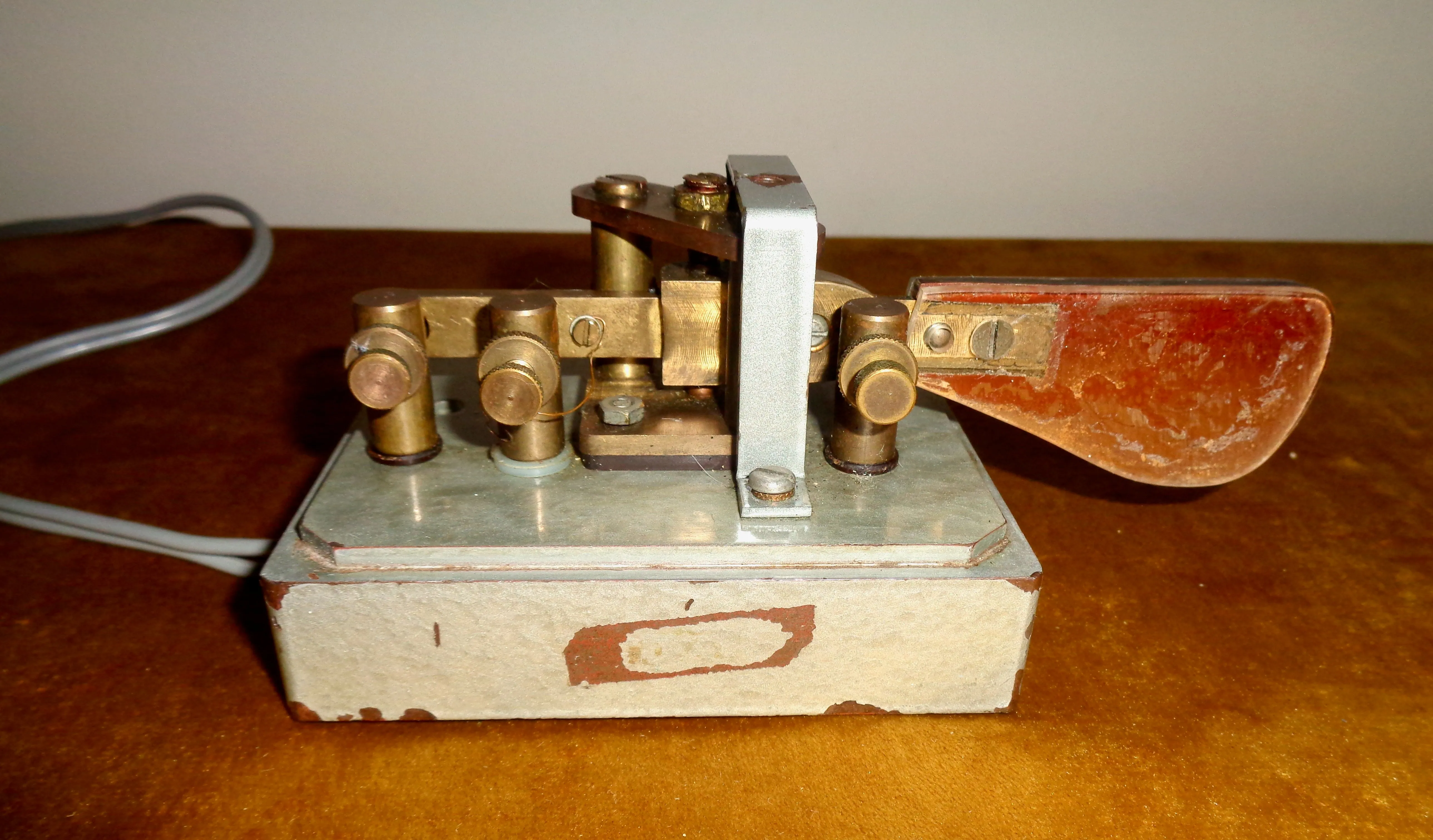 Marconi Bug/Paddle Morse Key Made For The Diplomatic Wireless Service (DWS)