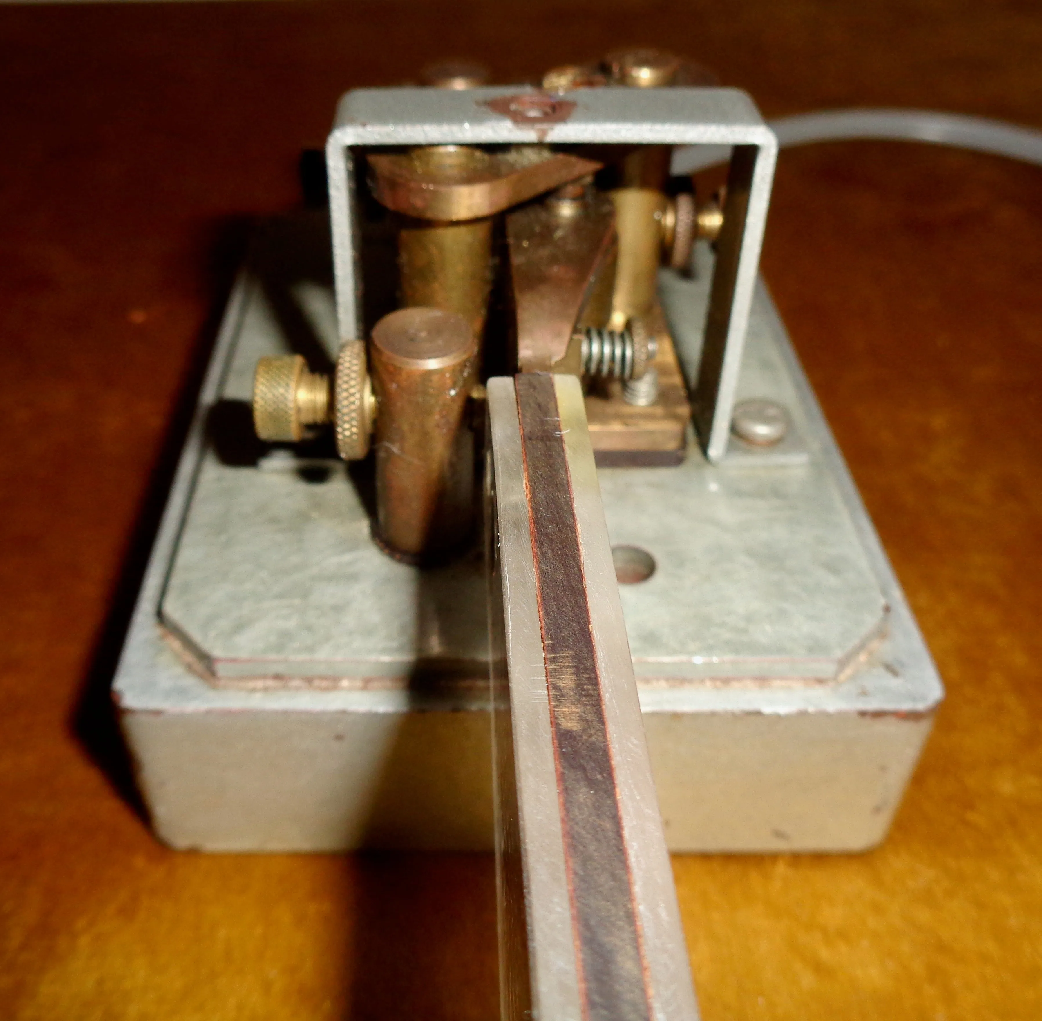 Marconi Bug/Paddle Morse Key Made For The Diplomatic Wireless Service (DWS)