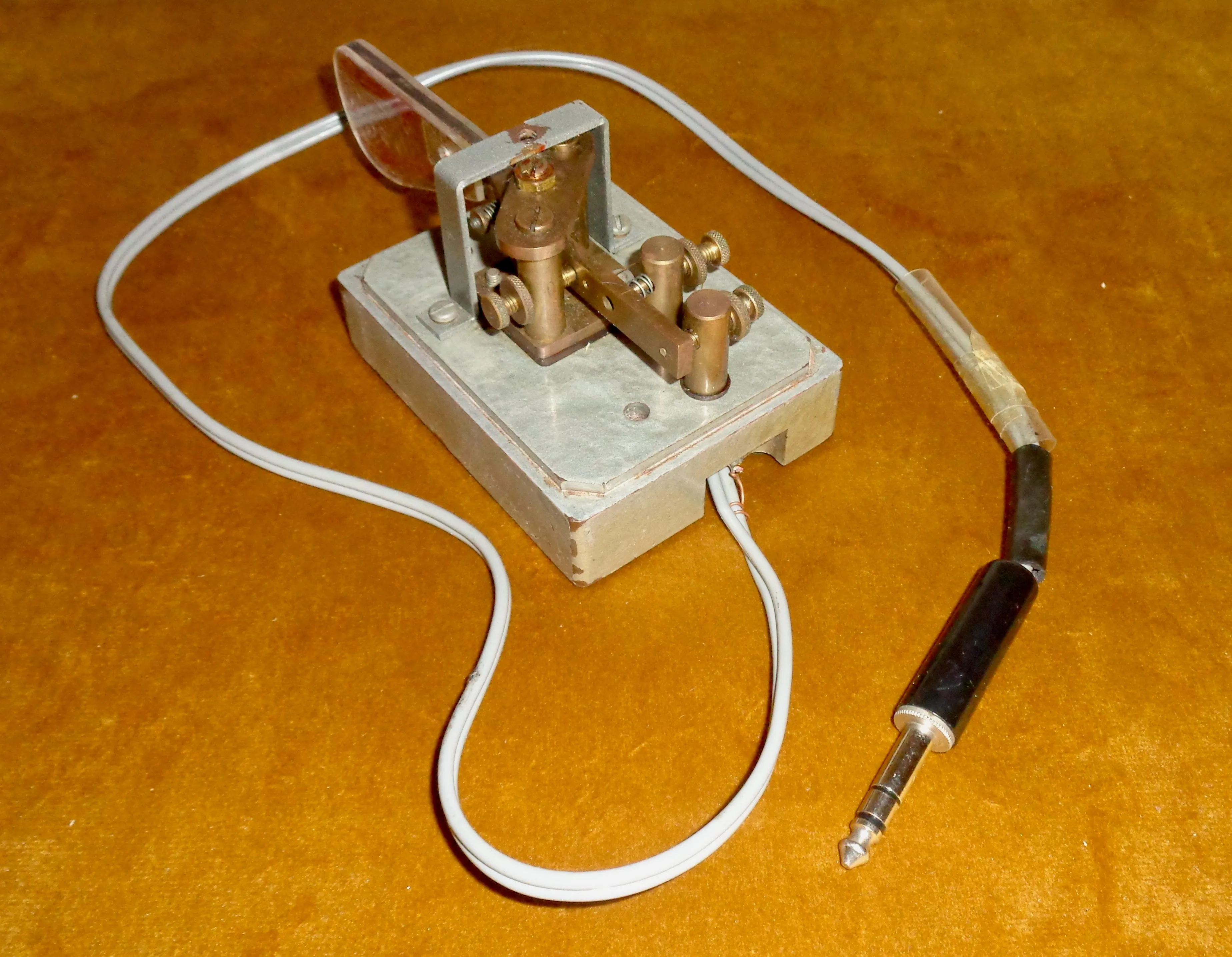 Marconi Bug/Paddle Morse Key Made For The Diplomatic Wireless Service (DWS)