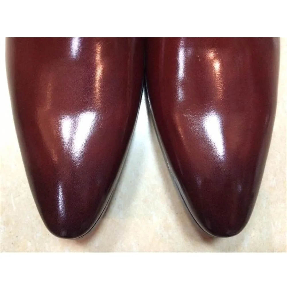 Men Lace Up Pointed Formal Shoes