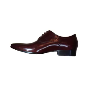 Men Lace Up Pointed Formal Shoes
