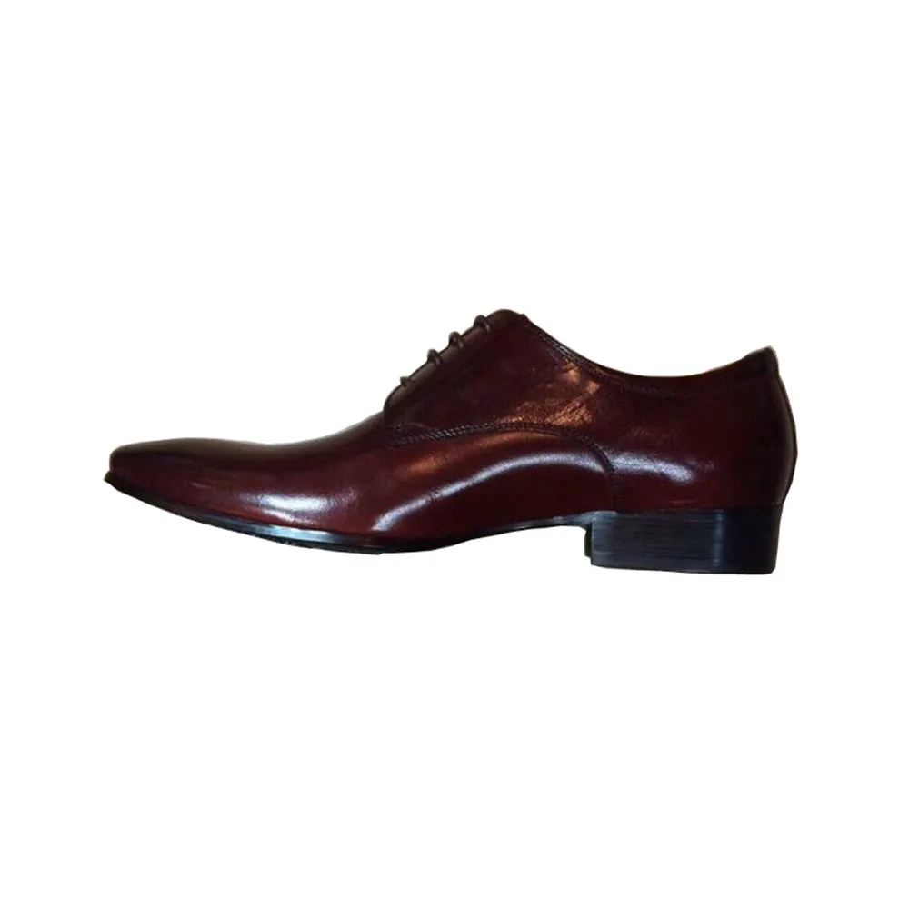 Men Lace Up Pointed Formal Shoes